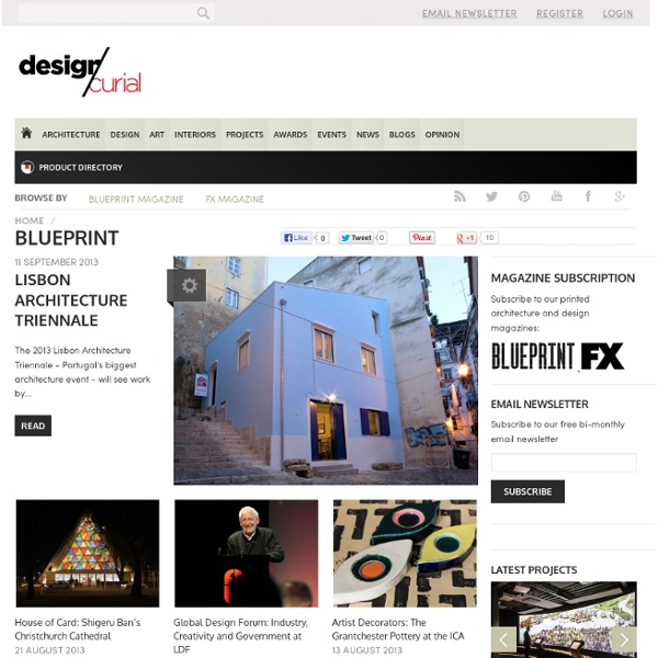 Blueprint Magazine - Architecture & Design
