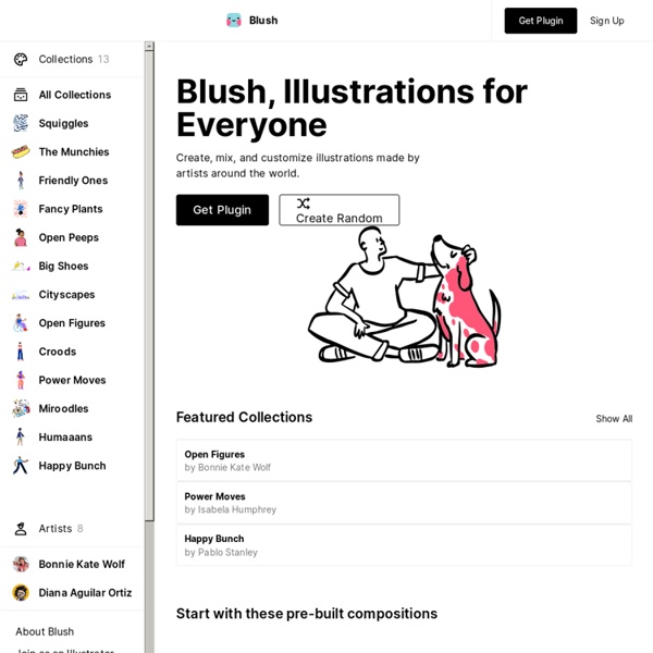 Blush, Illustrations for everyone