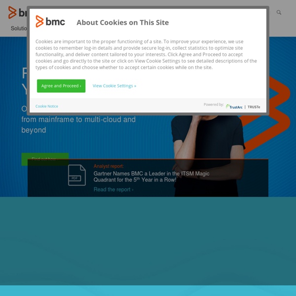 BMC Software - Cloud Computing, IT Service Management, Mainframe, and More.