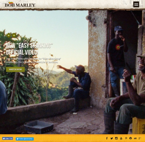 The Official Site of Bob Marley