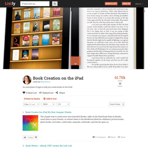 Book Creation on the iPad