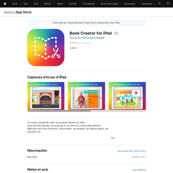 ‎Book Creator for iPad dans l’App Store