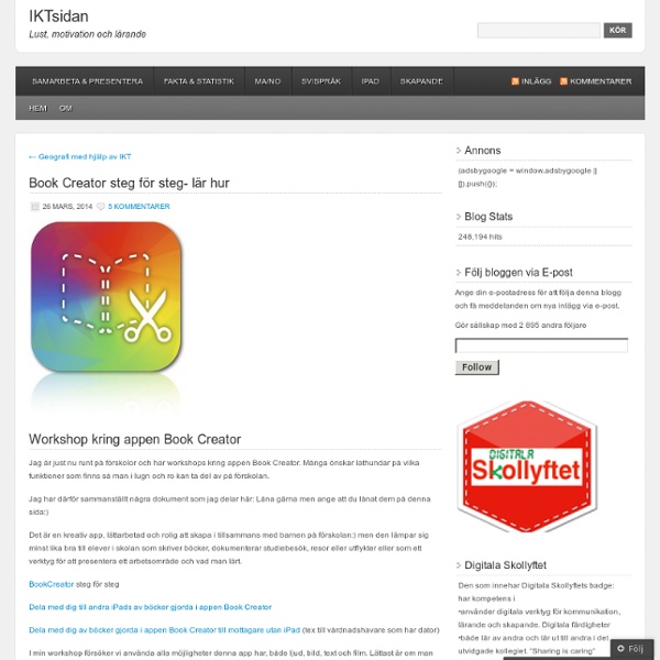 Book Creator steg för steg- lär hur