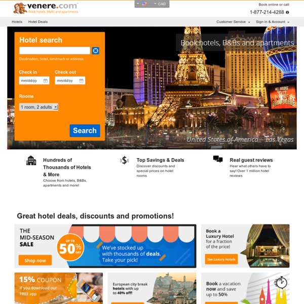 Hotels, hotel reservations, from luxury to cheap hotels - venere.com