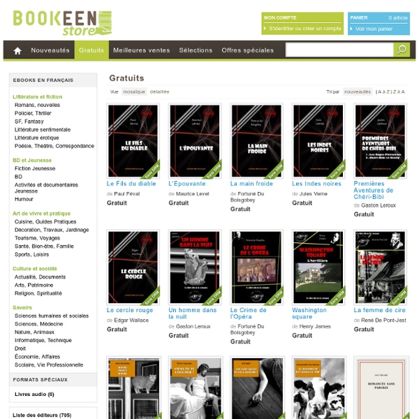 1600 Ebooks classiques gratuits Booken