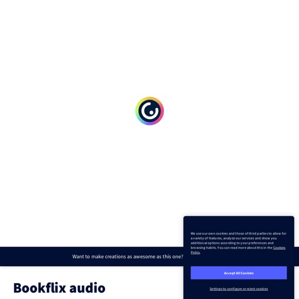 Bookflix audio by aud.laurentpouyet on Genially