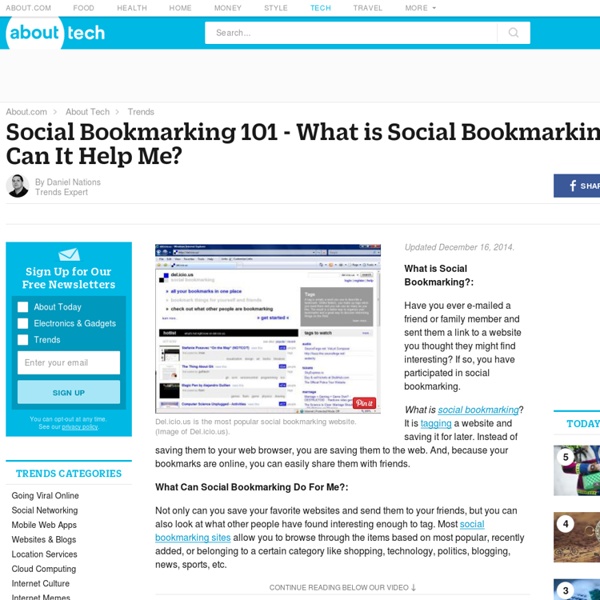 Social Bookmarking Definition and Benefits