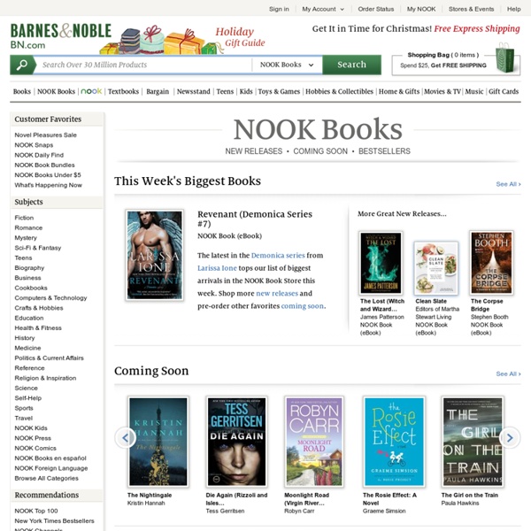 NOOK Books, Download Free NOOK Books, eReader - Barnes & Noble