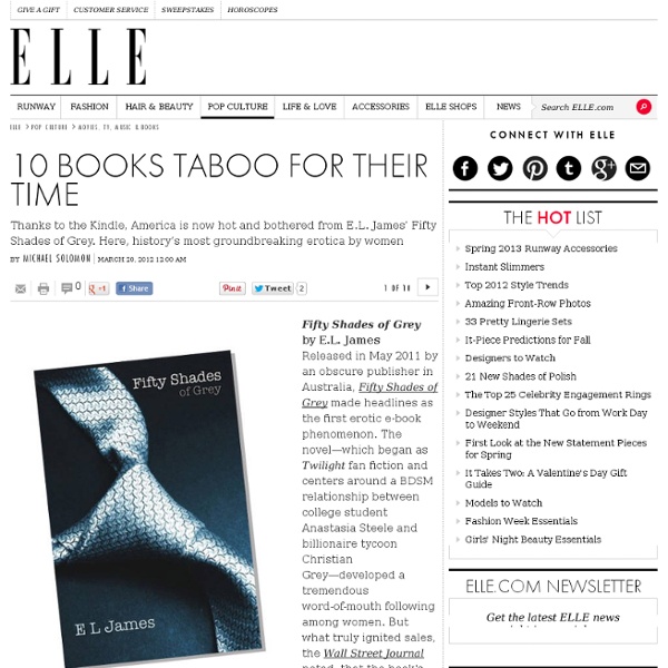 10 Books Taboo for Their Time
