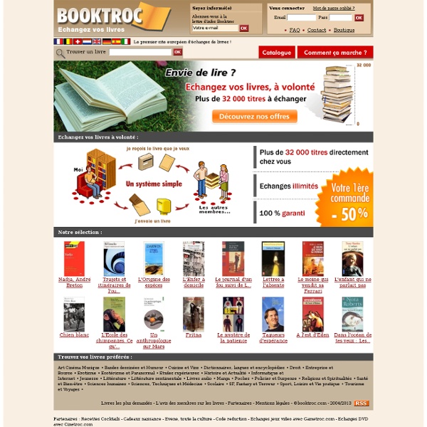 Booktroc.com - Echange et troc de livre