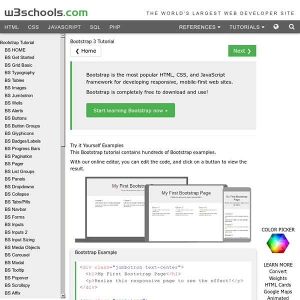 Tudo sobre Bootstrap 3