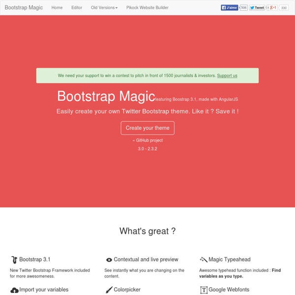 Bootstrap Magic