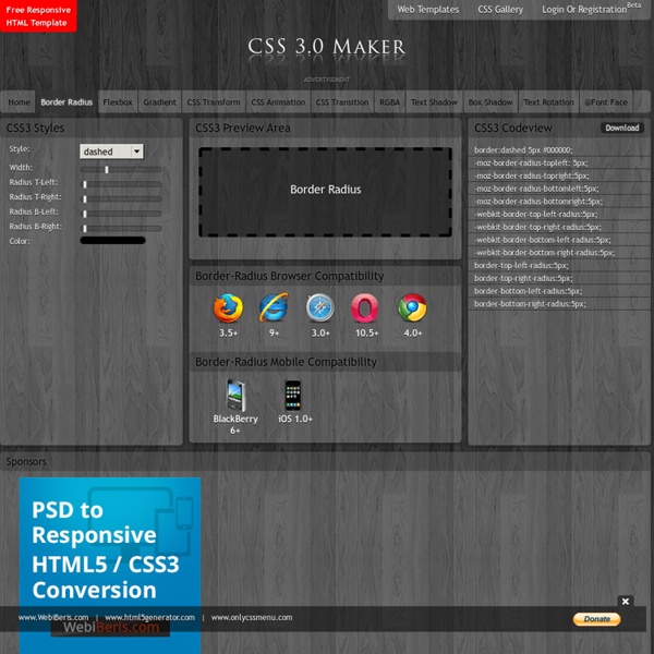 CSS 3.0 Border Radius