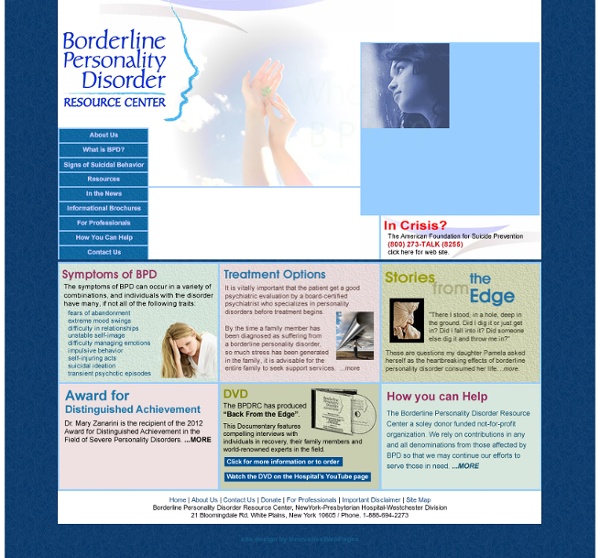 Borderline Personality Disorder Resource Center