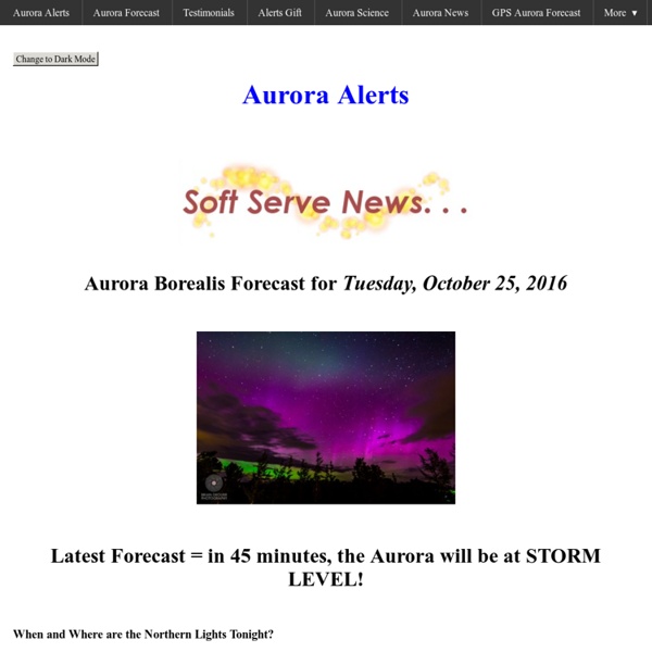 Aurora Borealis Forecast. Everything You Need to know.