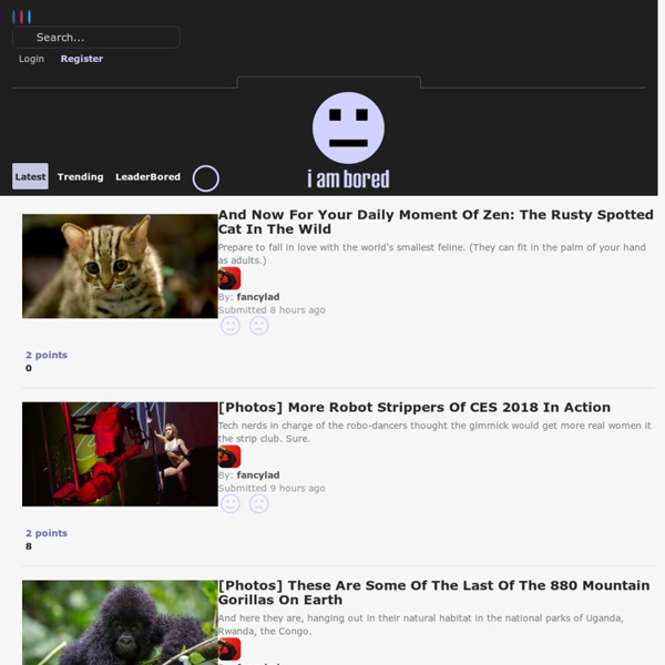 I Am Bored Sites for when you