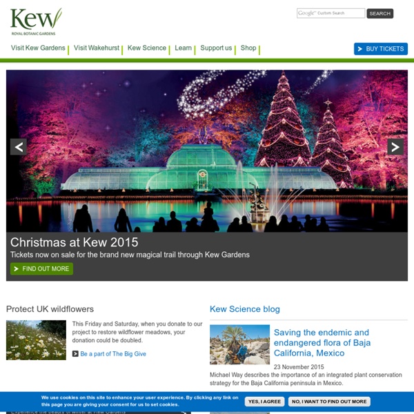 Royal Botanic Gardens, Kew - Welcome To Our Website