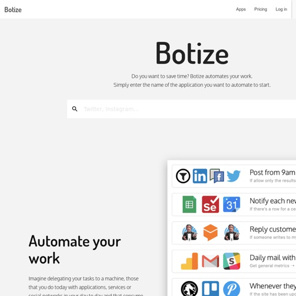 BOTIZE - Tu Bot en Twitter