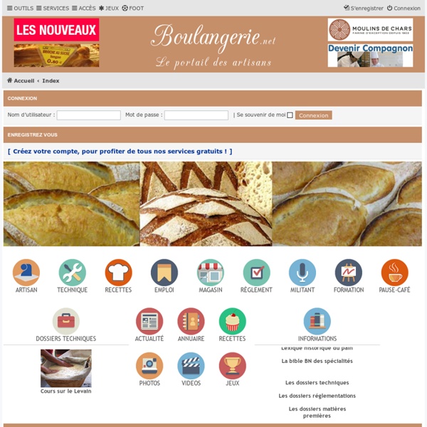 Accueil Boulangerie.net