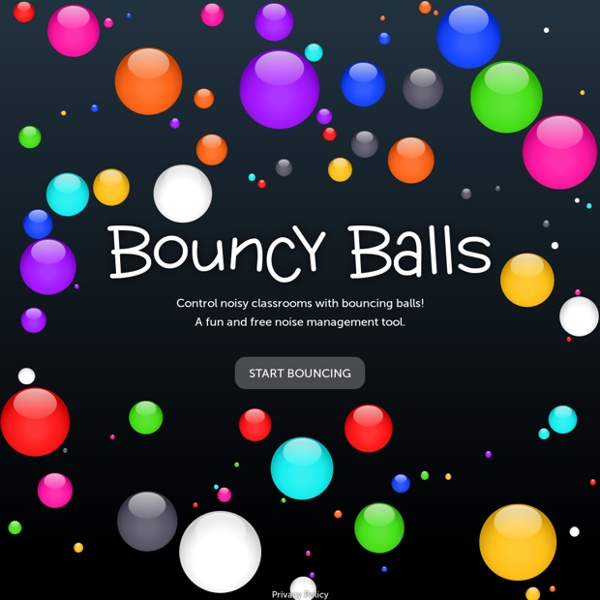 Bouncy Balls - Bounce balls with your microphone!