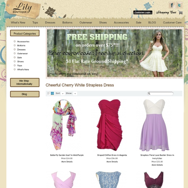 Lily Boutique., Women Cloths Online, Teen Clothing Or Apparel Chicago, Womens Clothings, Women Fashion Clothing, Trendy Juniors Clothes, Prom Dresses Or Evening Gowns, Celebrity Clothing Styles, Chicago