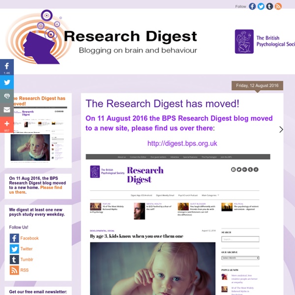 BPS Research Digest
