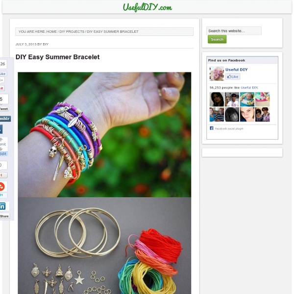 DIY Easy Summer Bracelet DIY Projects