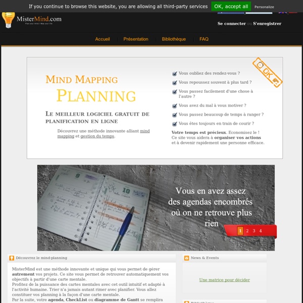 Planification en ligne et brainstorming - MisterMind