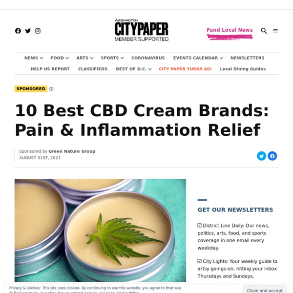 10 Best CBD Cream Brands: Pain & Inflammation Relief