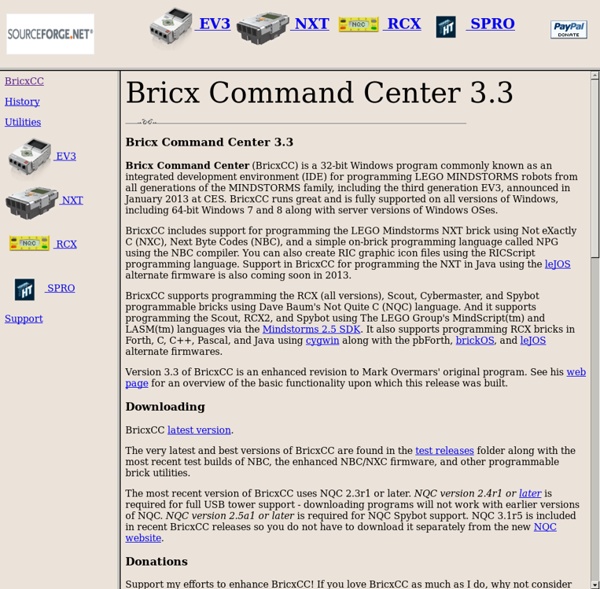 Bricx Command Center