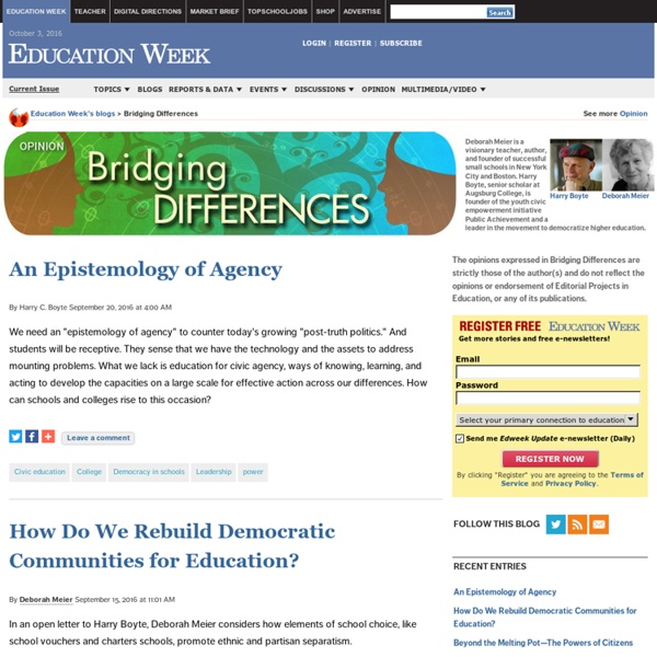 Bridging Differences