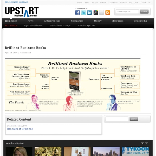 Brilliant Business Books - Graphics - Portfolio.com
