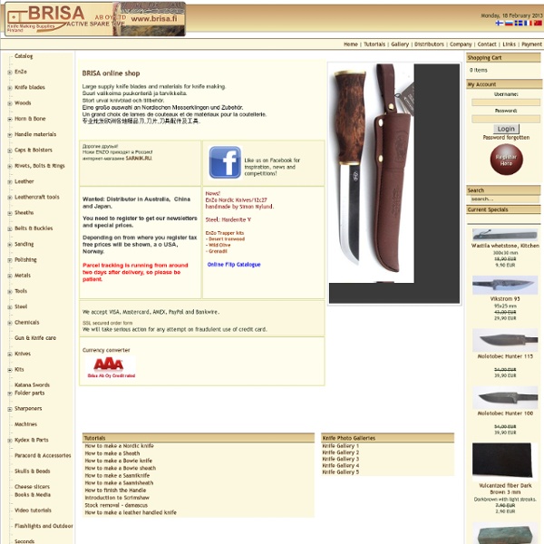 Knife Supplies Webshop - Home