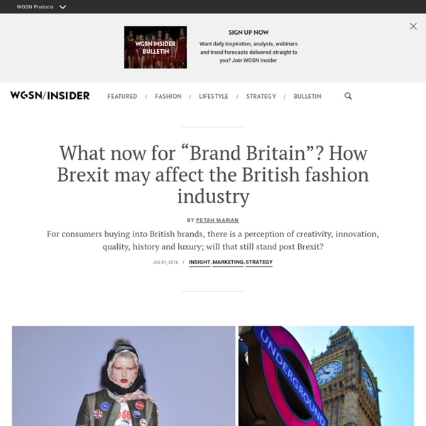 How Brexit may affect the British fashion industry