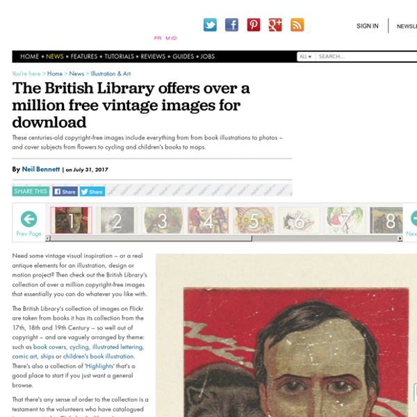 British Library offers over 1 million free vintage images for download
