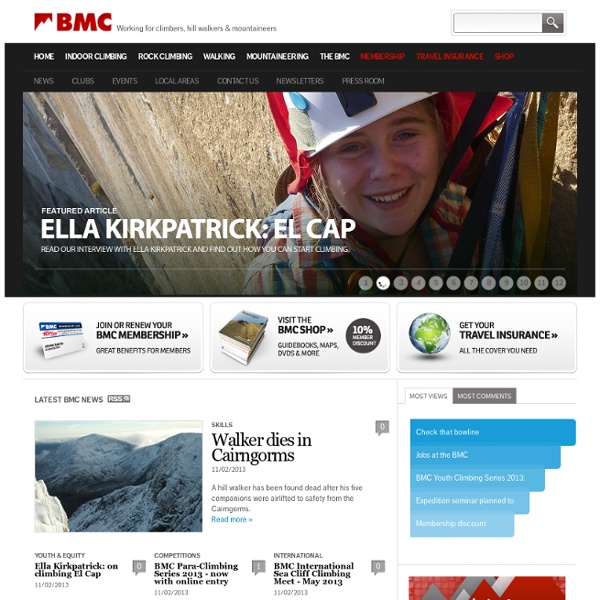 Welcome to the BMC - The British Mountaineering Council