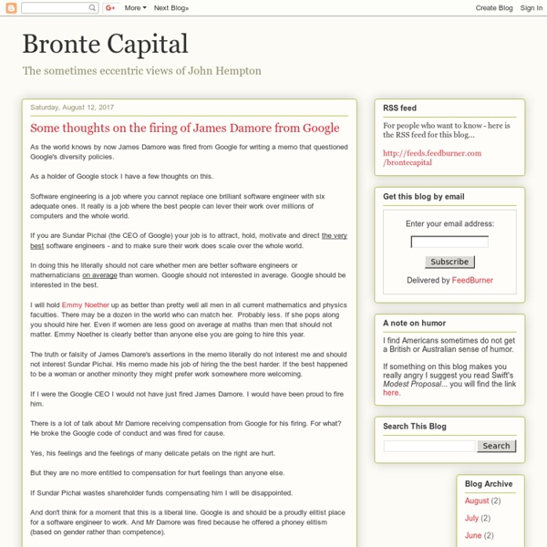 Bronte Capital