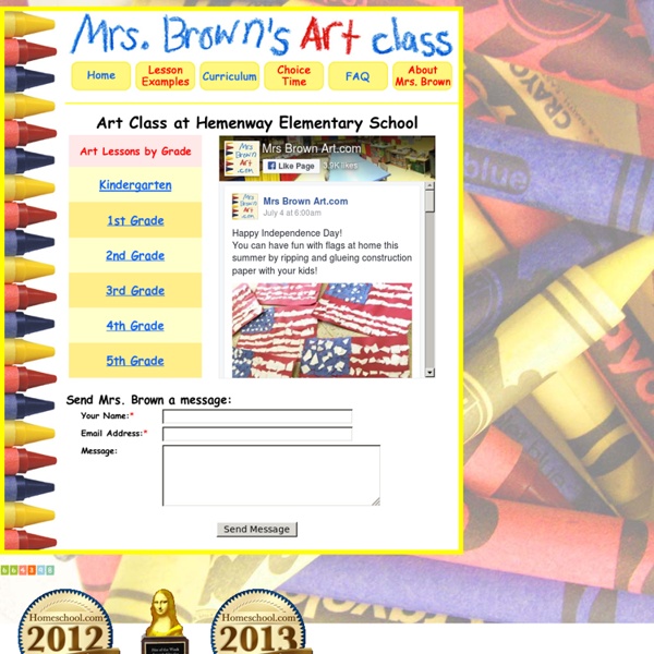 Mrs. Brown's Art Class - Hemenway Elementary