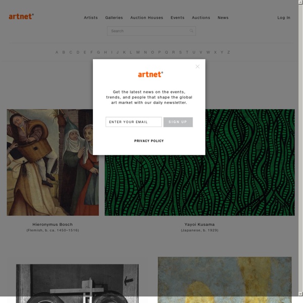 Artists on artnet – Modern and Contemporary Artist