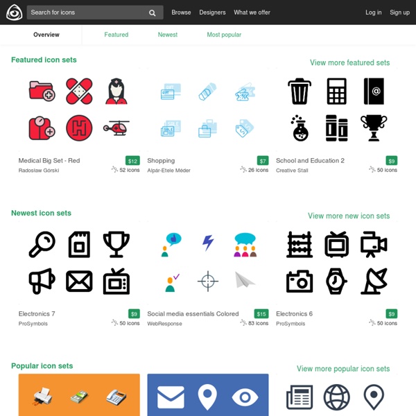 Browse icon sets