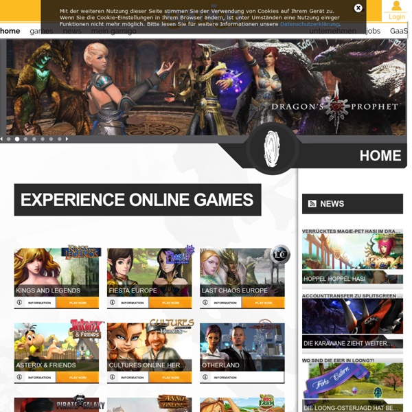 MMORPG - Browsergames - MMOG - Onlinespiele