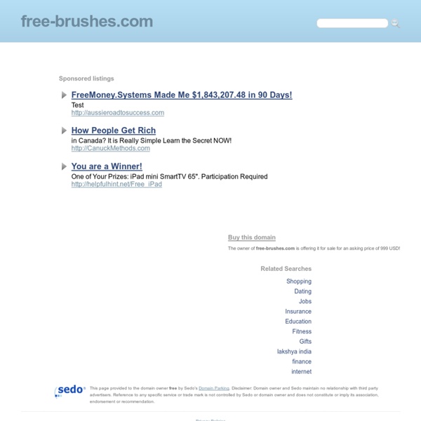 Free-brushes.com - Free Photoshop, GIMP &amp; Paint Shop Pro Brushes
