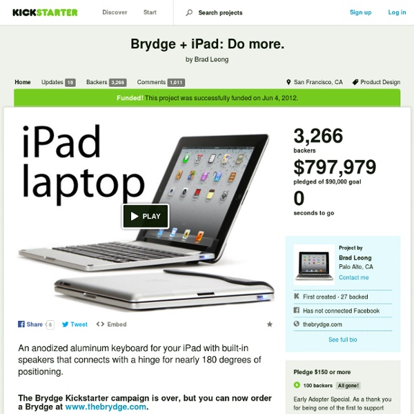 Brydge + iPad: Do more. by Brad Leong