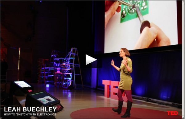 Leah Buechley: How to “sketch” with electronics