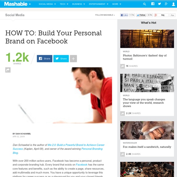 HOW TO: Build Your Personal Brand on Facebook
