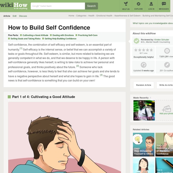 How to Build Self Confidence: 12 steps (with pictures)