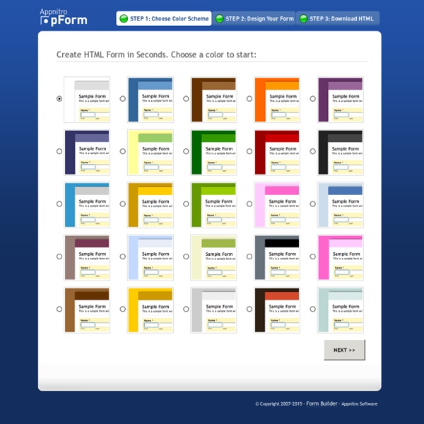 pForm - Free HTML Form Builder - Create Web Form Template Online