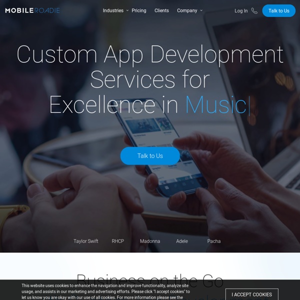 Mobile Roadie - Mobile App Creator for iPhone, Android, iPad and Mobile Web