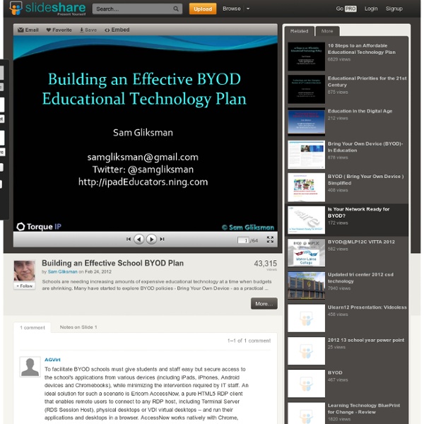 Building an Effective School BYOD Plan