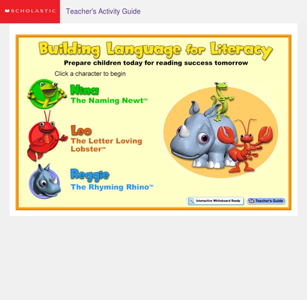 Building Language for Literacy Home